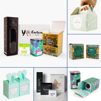 Boîte cadeau pliable en carton kraft rectangulaire personnalisée pour expédition et rangement de petits objets, vente en gros