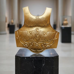 Armure de corps corinthienne romaine de qualité supérieure en laiton de calibre 18, finition polie, en laiton de calibre 18, finition polie - Product Image 1