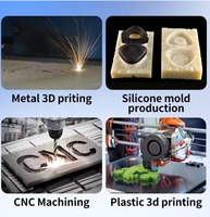 Service d'impression 3D industriel personnalisé de haute précision avec nivellement automatique et connectivité USB pour l'acier inoxydable
