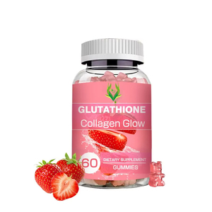 Gomitas de Colágeno Oem Odm con Vitaminas para Aclarar la Piel, Reducir Arrugas, Mejorar la Luminosidad, Gomitas con Sabor a Fresa - Product Image 1