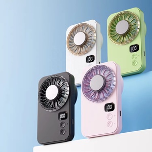 Cho mùa hè nhiệt cứu trợ ngoài trời sử dụng trong nhà với màn hình kỹ thuật số tuổi thọ pin dài xách tay Trọng lượng nhẹ cầm tay Quạt làm mát - Product Image 6