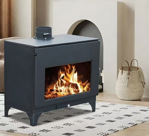 Stufa <span class=keywords><strong>a</strong></span> <span class=keywords><strong>Legna</strong></span> Idronica con Caminetto in Vero Legno |   Riscaldatore <span class=keywords><strong>a</strong></span> Pavimento Radiante per Interni in Stile Europeo - Product Image 1