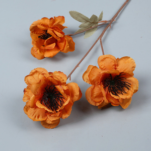 Rose artificielle réaliste en forme de lotus orange, décoration de fond pour la remise des diplômes, le Nouvel An, les mariages, Noël, la fête des mères, centre de table, boule - Product Image 5