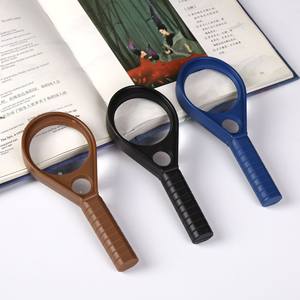 Loupe à main légère à double lentille 3x60mm portable pour la lecture de journaux - Product Image 2
