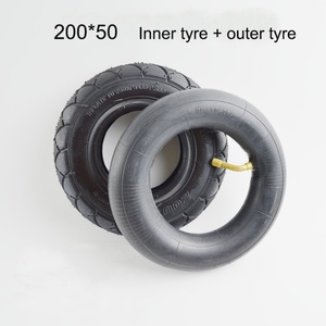 Neumático para Mini Scooter Eléctrico, Rueda para Vehículo Eléctrico 200*50, Accesorios para Neumáticos, Repuestos de Alta Calidad, Neumático Interior de 8 Pulgadas, Negro - Product Image 4