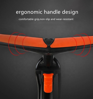 Pompe à pied de vélo haute pression portable avec valves Presta Schrader en aluminium durable Accessoires de vélo Pompe à main