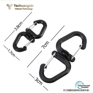 Outdoor 360 Rotating Hook Portable S-Hook Multi functional Mountaineering Buckle <b>Backpack</b> Buckle Camping Accessories - Product Image 6