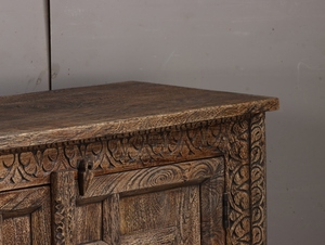 Buffet en bois rustique avec grands compartiments de rangement pour salon, salle à manger, cuisine, meubles de maison OEM ODM - Product Image 2