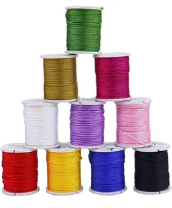 50meters/Roll 1.0mm Nylon Thread Cord Knotting String Rope For Making  Bracelet Necklace DIY Craft Jewelry