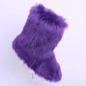 Chaussures en fourrure <span class=keywords><strong>pour</strong></span> bébés et tout-petits, ensemble de chaussures poilues, de luxe, Petite et pelucheuses, vrai renard, coupe, bottes <span class=keywords><strong>pour</strong></span> garçons et filles, nouveau, 2021 - Product Image 6