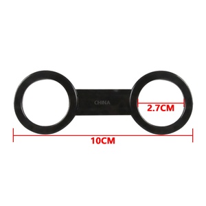 Chất lỏng Silicone <span class=keywords><strong>Clip</strong></span> lặn Ống thở Scuba 8 hình Nhẫn Khóa <span class=keywords><strong>Clip</strong></span> Dây đeo ống thở KEEPER chủ - Product Image 4