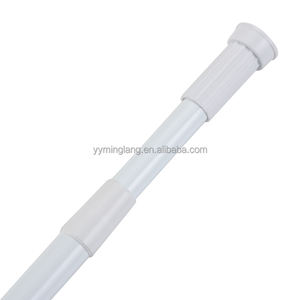 Tringle à <span class=keywords><strong>rideau</strong></span> <span class=keywords><strong>de</strong></span> <span class=keywords><strong>douche</strong></span> moderne en aluminium blanc, à ressort, extensible, sans perçage, <span class=keywords><strong>pour</strong></span> mariage et Bar Mitzvah - Product Image 1