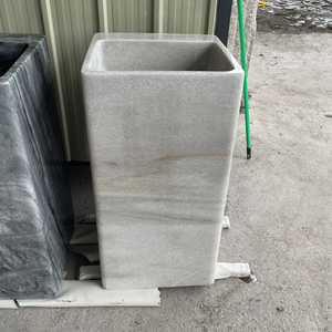 Losas de Mármol Gris con Patrones de Luz, Diseño Moderno para Revestimiento de Paredes y Pisos - Product Image 3