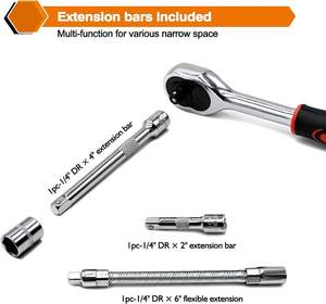46PCS đa chức năng tự động sửa chữa cơ khí cờ lê thiết lập công cụ nhỏ thiết lập với bit OEM tùy chỉnh cho Diy trong kho thấp moq - Product Image 4