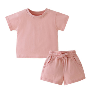 Özel Logolu Çocuk Yazlık Kıyafetleri Kısa Kollu Erkek Kız Bebek Unisex Örme Günlük 1-3 Yaş Hasır İpli - Product Image 4