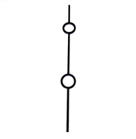 Bascule en fer forgé au Design moderne, nouveau style, balustrade d'escalier, 23 cm