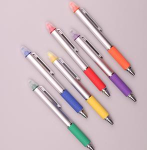 Multi-color Double-Headed Plastic <b>Pen</b> With One Fluorescent and One Ballpoint <b>Pen</b> Printing Custom Logo Manufactures Promotional - Product Image 6