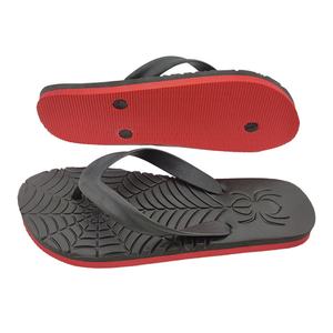 Sandales décontractées pour hommes Nicecin, design personnalisé, tongs souples avec semelle intérieure en PE à motif araignée, semelle extérieure rouge durable, tongs de plage - Product Image 1