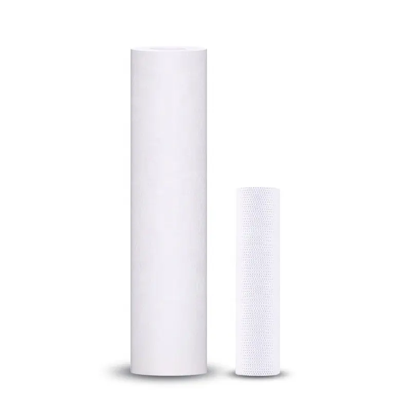Universal Multi-Layer Sediment Water Filter Replacement Cartridges 10" X 2.5" Melt Blown Polypropylene White for Household Use
