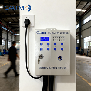 نظام أمان صناعي CAATM CA-2100M، وحدة تحكم إنذار الغاز ثلاثية القنوات، نظام إنذار الغاز القابل للاحتراق LPG، صندوق تحكم مع واجهة <span class=keywords><strong>RS485</strong></span> - Product Image 1