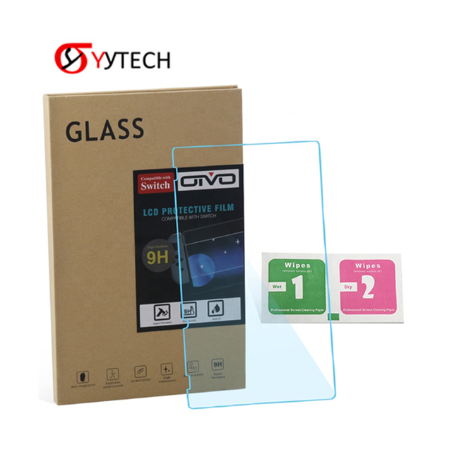 SYYTECH Game Console Protector Screen Anti-Fingerprint Tempered Film for Nintendo Switch NS Game Accessories