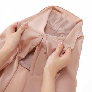 New Solid Color Fashionable Arab Muslim Chiffon Polyester Instant Hijab <strong>Scarf</strong> <strong>with</strong> Built-in <strong>Magnets</strong> Skin-Friendly for Women - Product Image 4