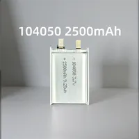 104050 Batterie au lithium polymère 3.7V 2500mAh haute capacité, énergie 9.25Wh pour appareils haute puissance 104050 103450 505060 654060