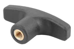 ด้ามจับแบบ T-Grip รุ่น K0180 KIPP สำหรับงานขึ้นรูปด้วยความร้อน พร้อมหัวทองเหลืองสีดำ เกลียวใน และคันโยกยึด - Product Image 6