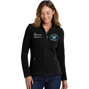 Vestes en polaire brodées L217 personnalisées pour femmes Technique de couture multicolore de grande taille - Product Image 2