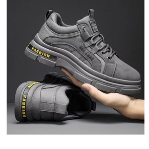 Men's Autumn/<b>Winter</b> Sporty Breathable Thick Sole <b>Work</b> <b>Boots</b> Student Shoes - Product Image 5