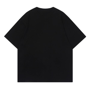 T-shirt 100 % coton de marque streetwear tendance, imprimé lettres abstraites effet éclaboussures rétro, manches courtes, respirant, anti-boulochage, été - Product Image 5