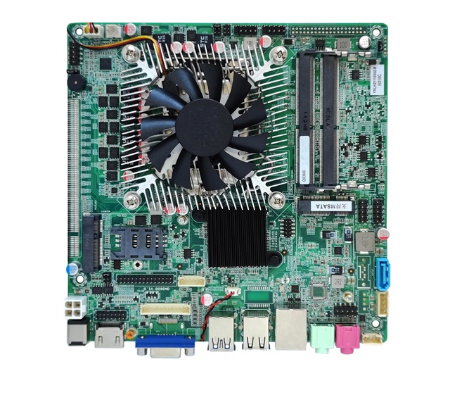 ELSKY Mainboard Qm3600 with Intel 6/7/8/9 Generation Motherboard Lga 1155 Support 12V or 19V HDMI, VGA /DP, LVDS