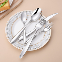Ensemble de couverts de table 6 pièces faits à la main - Métal de qualité alimentaire - Excellent cadeau