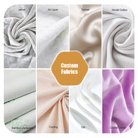 Kühlgel kissen zum Schlafen Geschredderte Memory Foam-Kissen Queen Size Komfortables Bambus-Kühl kissen