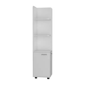 DB Freestanding Kairatu One-Drawer <b>Kitchen</b> <b>Storage</b> Cabinet with White Finish - Product Image 3