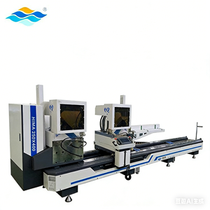 Serra de Corte de Alta Eficiência Totalmente Automática com Duas Cabeças - Serra de Corte de Cabeça Dupla - Serra de Esquadria para Corte de Perfis de Alumínio - CE - Product Image 1
