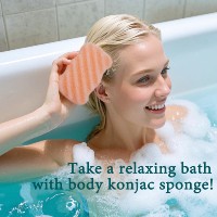 Esponja Corporal de Konjac 100% Natural, Forma de Ola, Esponja Exfoliante de Konjac, Cadena de Producción Completa