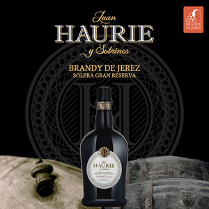 Fabriqué en Espagne, 10 ans de vieillissement, BRANDY HAURIE GRAN RESERVA, Brandy espagnol Do Jerez, Brandy premium 700ml - Product Image 5