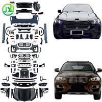 Para BMW X6 (E71 08-14) Intercambio de Carrocería Antigua por Nueva 2024 X6M, Kit de Carrocería X6 (F96 LCI), Parachoques, Capó, Guardabarros, Iluminación