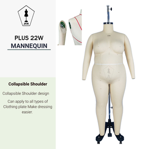 Hoa nhài nóng bán chúng tôi Kích thước 22W nữ mannequin Châu Âu gốc thép không gỉ cơ <span class=keywords><strong>s</strong></span>ở đầy đủ cơ thể tay chân thợ may không đầu thực hiện - Product Image 2