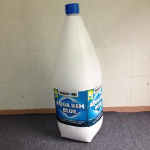 Botella de detergente inflable, promoción gigante