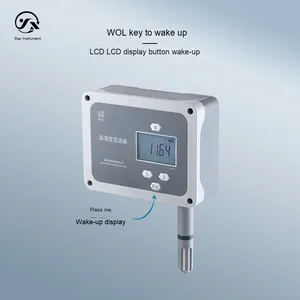 Thông minh không dây treo tường nb-iot Độ chính xác cao nhiệt độ độ ẩm cảm biến tích hợp máy phát Pin ABS ODM IP65 LCD - Product Image 5