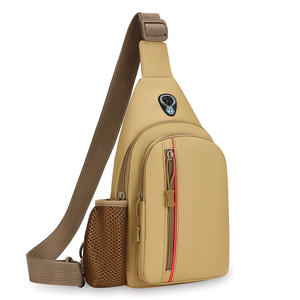 Bolso de Pecho para Hombre de Tela Oxford Color Caqui, Multifuncional, Impermeable, Bolso de Hombro de Viaje, Primavera 2025 Y2052 - Product Image 1