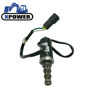 โซลินอยด์วาล์วปั๊มไฮดรอลิก Xpower สำหรับรถขุด SK200-3 SK200-5 SK200-6E เครื่องยนต์ 6D34 รุ่น EZ20V00018F1 KDRDE5KR-20/40C07-203A-109 - Product Image 1