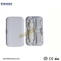 Caja Terminal de Pared para Fibra Óptica FTTH, 1 Puerto, Adaptador SC/LC, Empalme Fácil para Cable de Alimentación y Distribución de Pigtail