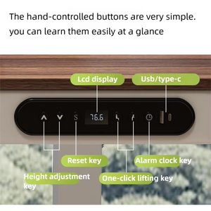Ofis veya ev kullanımı için dahili raf ayaklı masa ile ergonomik Modern yükseklik ayarlanabilir oyun masası dayanıklı bilgisayar masası - Product Image 5