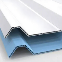 Tôle de toiture creuse ASA+PVC/UPVC 10 mm écologique pour les temples