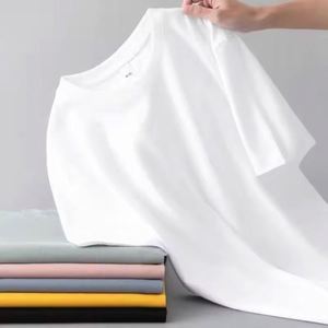 T-shirts personnalisés en coton lourd 180 g/m², coupe ample, style streetwear décontracté pour hommes - Product Image 3