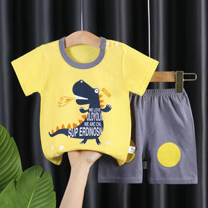 Ensemble d'été pour enfants, garçons et filles, t-shirt à manches courtes et short, vêtements d'été pour enfants, ensemble de vêtements pour garçons - Product Image 2
