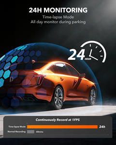 WOLFBOX G840S 4K 1080P 방수 터치 스크린 미러 듀얼 렌즈 자동차 대시 캠 GPS - Product Image 2